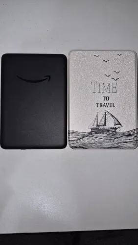 Kindle 16 GB (geração mais recente) + Capa + película no dispositivel e uma reserva