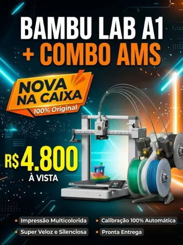 Impressora 3D Bambu Lab A1 Combo AMS