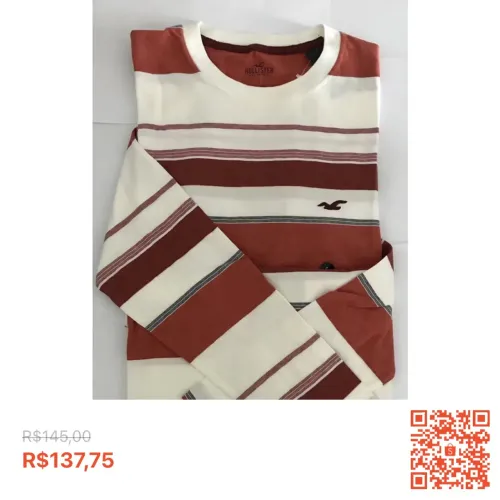 Camiseta Hollister 