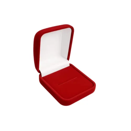 Porta Anel Caixinha De Veludo Vermelho