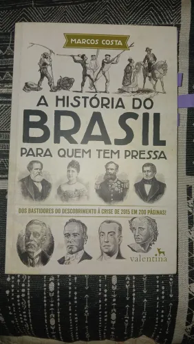 A história do Brasil - livro
