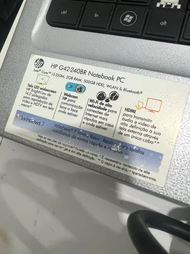Notebook hd 500gb usado 