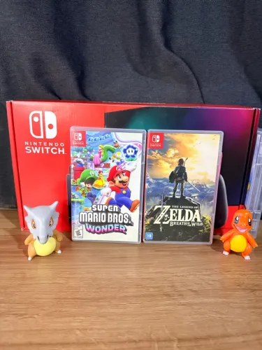 Switch - Super Mario Wonder + Zelda BOTW