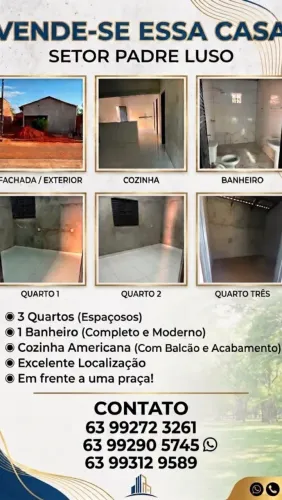 Vendo casa no setor padre luso