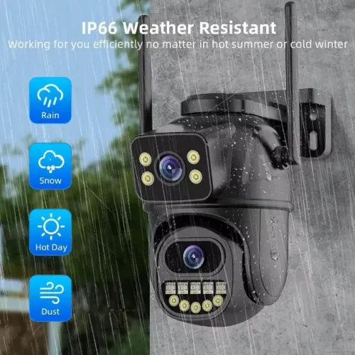 âmera De Segurança Icsee 4k 8pm Smart Wifi Zoom 4x