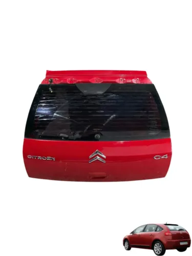 Tampa Traseira Parabrisa Citroen C4 Glx 2010 2011 Original Vermelho