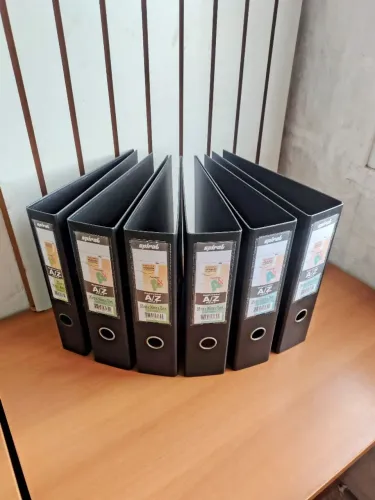 negociável PASTA SPiRAL REGiSTRADOR AZ COM ViSOR