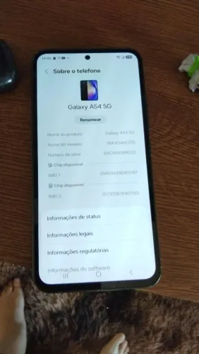Vende celular a 54 semi novo128 gigas estou vendendo que ganhei outro ele e muito bom 