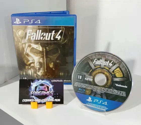 Jogo PS4 Fallout 4. Aqui na LOJA FABGAMES ?  Loja física 