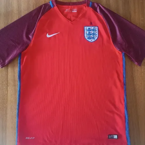 camisa original euro 2016 seleção inglaterra vermelha nike tamanho g