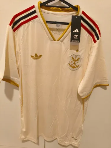 Camisa Branca Flamengo - Tamanho GG
