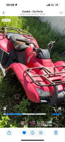 Quadriciclo Honda FourTrax 2013 (Sucata para Peças ou Projeto)