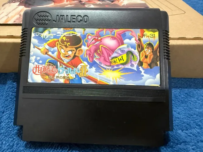 Cartucho Saiy?ki World II (Whomp 'Em) - Famicom / Nintendinho - Original Jaleco 1990