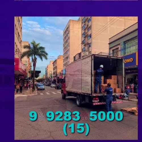 Frete rápido e seguro! Contato: 15?9?9283?5000 - TransMudanças!