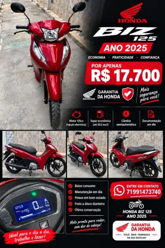Honda Biz 125 EX/ 125 EX Flex 2026