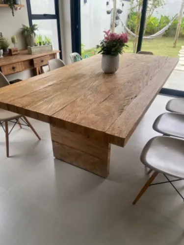 Mesa de jantar interna demolição 2,20 x 1,10