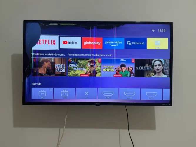 Smart TV Philco funcionando