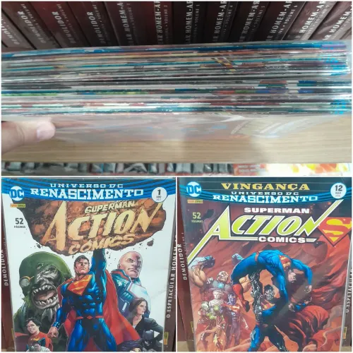 Coleção Hq Completa Action Comics Superman do 1 ao 22 Renascimento DC Panini