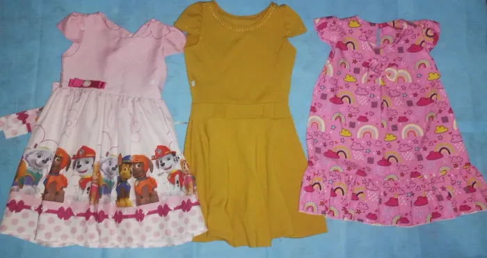 Vestidos menina 4/6 anos PROMOÇÃO