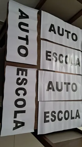 Adesivo AUTO ESCOLA para teste prático Detran