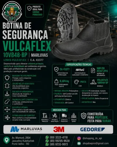 Botina de Segurança Marluvas Vulcaflex