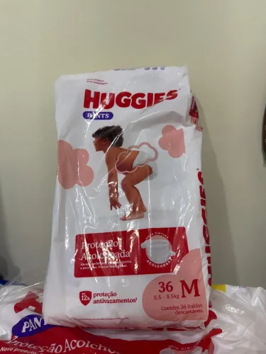 Huggies Fralda Pants Roupinha Proteção Acolchoada M - 36 Un