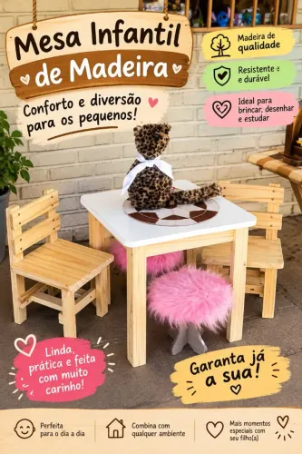 Mesa infantil! 