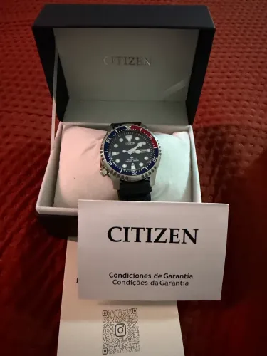 Relógio automático Citizen NY0086-16L WR200m PEPSI