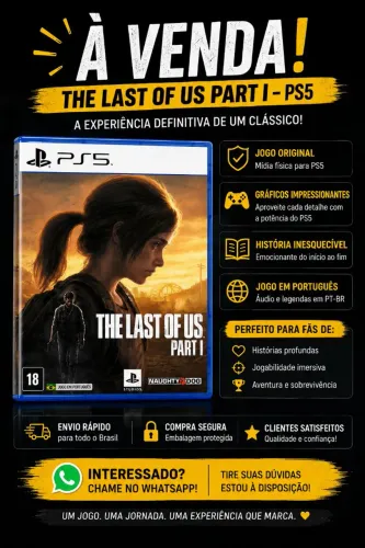 Jogo The Last of Us part 1 PS5 Lacrado