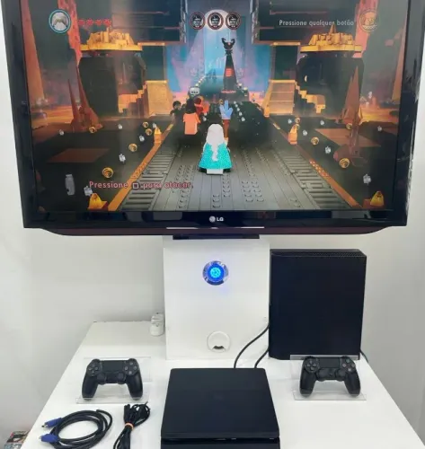 Ps4 Slim Seminovo 100% Revisado + Jogo de Brinde