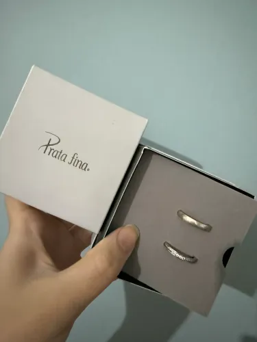 Alianças Prata fina