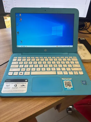 Notebook HP Stream Azul - Leve, Bonito e Funcional!