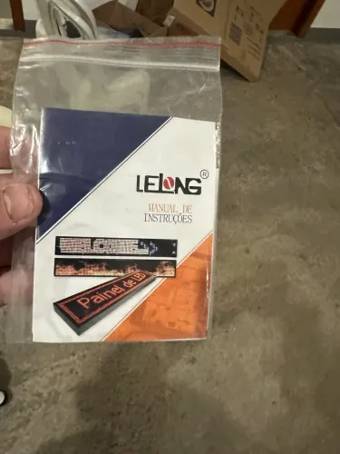 Painel de LED Digital Lelong 70x15cm - Letreiro Programável com Manual