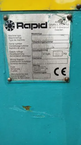 Moinho de facas para reciclagem e Borra de plásticos