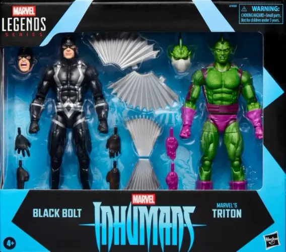 Inhumans Black Bolt Triton Marvel Legends - Lacrado