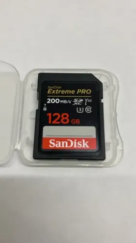 cartão SD sandisk extreme pro 128gb
