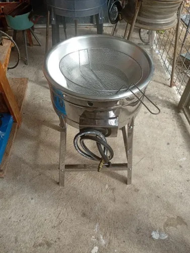 Tacho a gás 7 litros inox novo