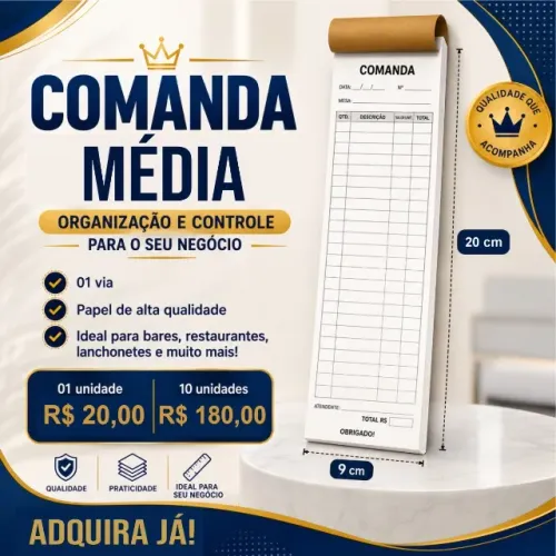 comanda média