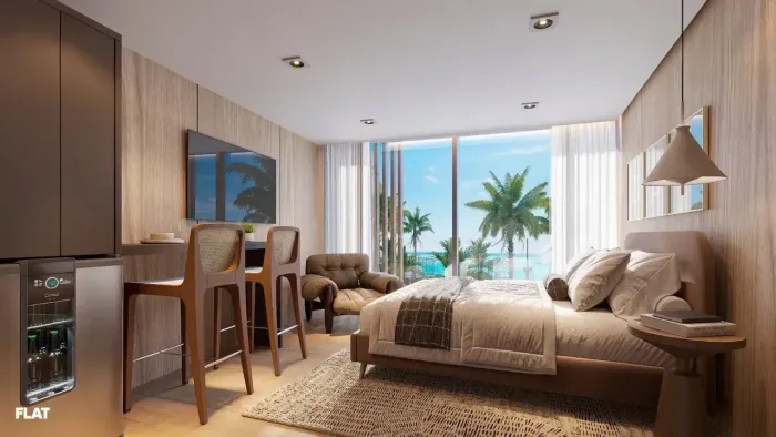 Oportunidade de Flats Studios à Beira Mar de Maragogi com Estrutura de Resort