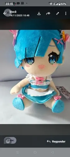 Pelúcia anime Ren zero 16cm