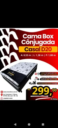 CAMA BOX CASAL 299,00