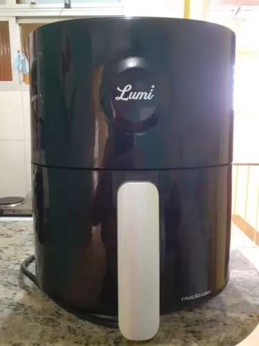 Air Fryer Fritadeira Elétrica Lumi, Coleção Luna 5,5L, mais brinde.