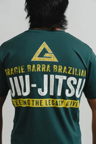 Camiseta Gracie Barra Legacy Shadow - Verde
