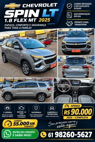 Chevrolet Spin LT 1.8 8V Econo.flex 5P Mec. 2025