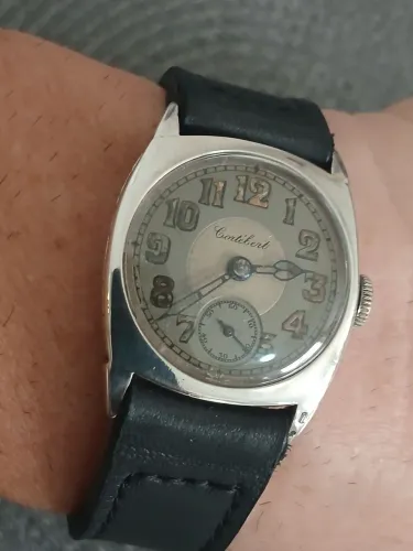 Raríssimo exemplar relógio antigo suíço original década de 1930 CORTÉRBERT SWISS à corda