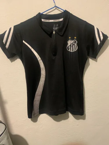 Camisa do Santos oficial preta Pequena futebol