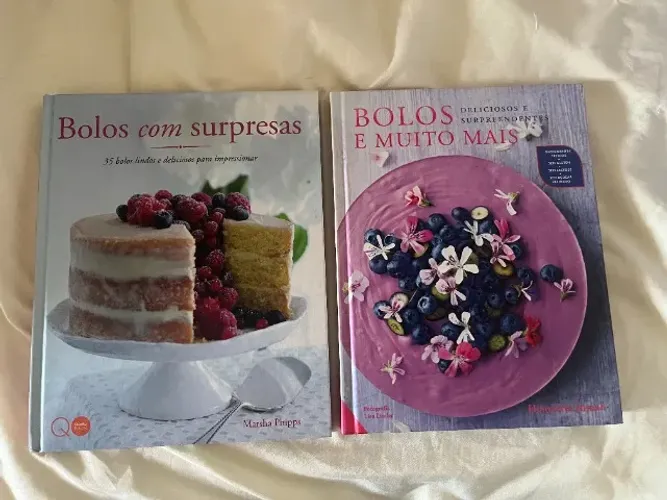 Livros Receitas de Bolos 