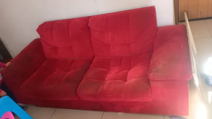 Sofá vermelho BARBADA