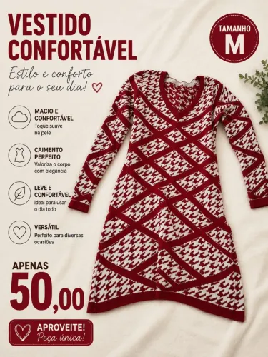 Vestido feminino inverno