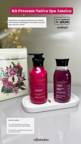 Kit presente spa ameixa